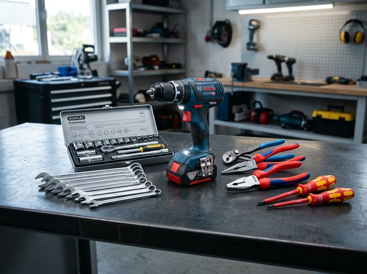 Industrial Professional Tools - Taparia, Stanley, Bosch