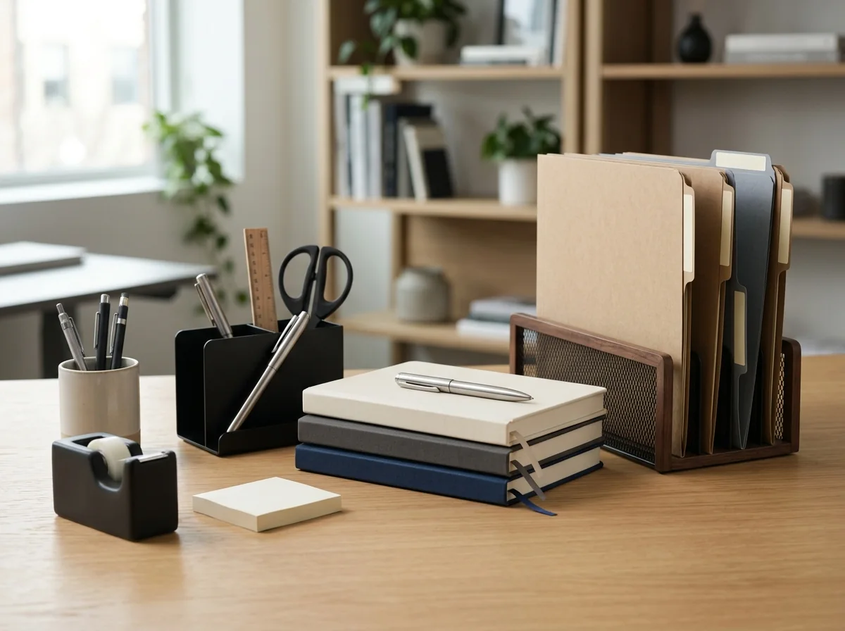 Curated Executive Office Stationery & Desk Organizers