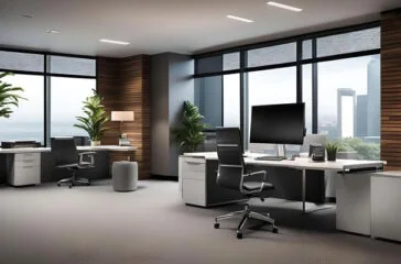 Landscaping & Office Interior